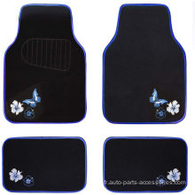 Voiture Pass-Universal Fit broderie papillon et voiture de fleurs